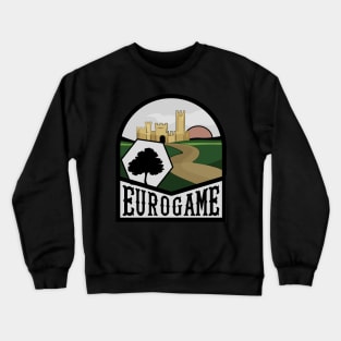 Eurogame Castle - Board Game Inspired Graphic - Tabletop Gaming  - BGG Crewneck Sweatshirt